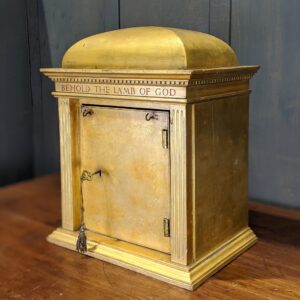 'Behold the Lamb of God' Golden Tabernacle from St Francis, North London (SOLD)