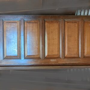 Three Lengths Antique 'Square' Oak Panels Panelling from St Giles Cripplegate (SOLD)