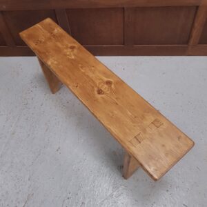 Simple Hand Made Reclaimed Pine Bench (SOLD)