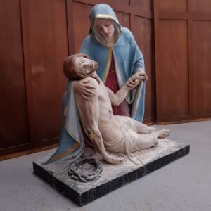 Lifesize Antique Carved Pieta (SOLD)