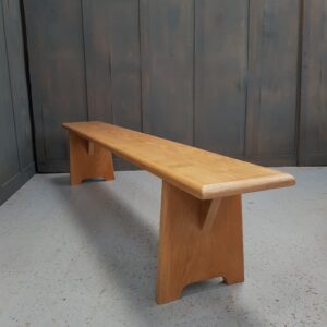 Pale Oak Bench Made from Old Church Chapel Pew Seats Made to Measure