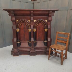 Monumental Victorian Antique Gothic Lectern Reading Desk (SOLD)