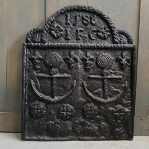1588 Cast Iron 'The Armada' Fireback (SOLD)