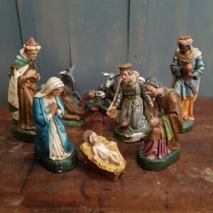 Smaller Nativity Set - 9 Piece (SOLD)