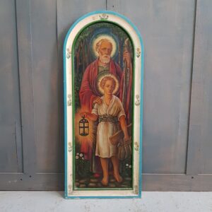 Oil Painting By A.E.Lemmon St Joseph and Young Jesus the Carpenter (SOLD)