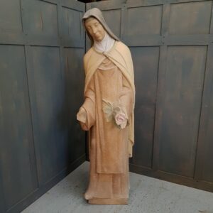 Important Larger than Life Statue in Coade Stone of St Teresa of the Child Jesus (SOLD)