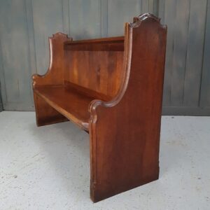 Slough Oak 1907 Antique Church Chapel Choir Pew (SOLD)