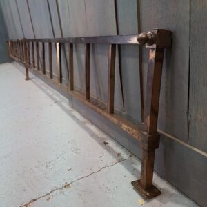 Long, Low Solid Brass Antique Railing Rail (SOLD)