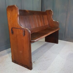 Tonbridge Zion Baptist Antique Ash Church Chapel Pew (SOLD)