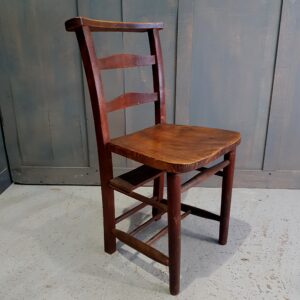 St Paul's, Ilford Elm & Beech Antique Ladderback Church Chapel Chairs (SOLD)