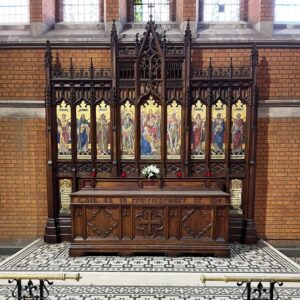 Outstanding Extra Large Late Gothic WW1 Memorial Reredos & Altar (SOLD)