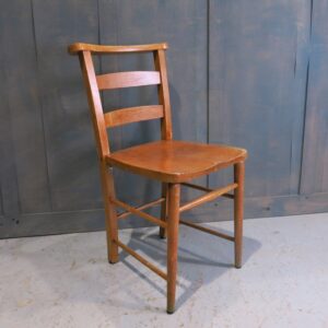 Honey Coloured Elm & Beech Ladderback Church Chapel Chairs (SOLD)