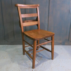 Vintage 1940's Elm & Beech Double Ladderback Church Chapel Chairs (SOLD)