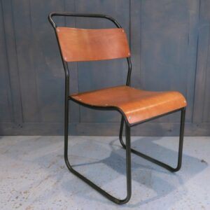 Vintage 1960's Du-Al Tubular Steel & Ply Stacking Chairs (SOLD)
