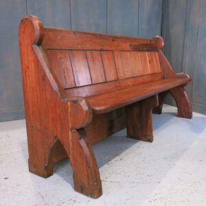 Kingston Antique Pine T&G 'First Pew' with Large Back Panel (SOLD)