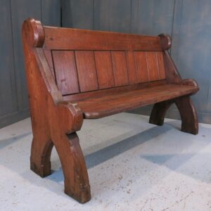 Kingston Antique Pine T&G Church Chapel Pew (SOLD)
