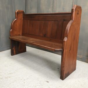1868 Old Pine Church Chapel Pew (SOLD)