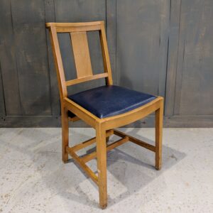 Rexene Upholstered Large 1968 Beech Church Chapel Chairs (SOLD)