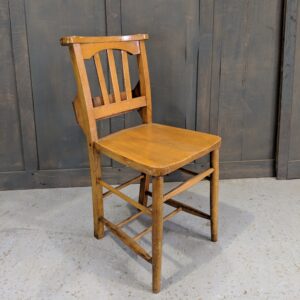 Peacehaven Vintage Slatback Church Chairs With a 'Varnish Finish' (SOLD)