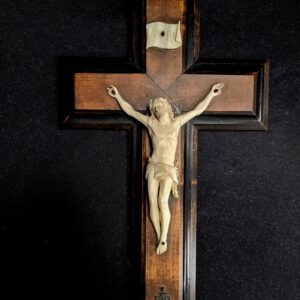 Property of Fr. Calloway - Antique Ivory Crucifix from Notre Dame (SOLD)