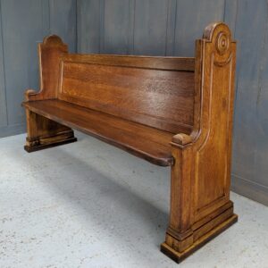Bluecoats 'Greek Temple' Antique Art Deco Oak Vintage Church Chapel Pews (SOLD)