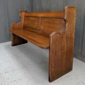 Enfield Golden Oak Church Chapel Pews (SOLD)