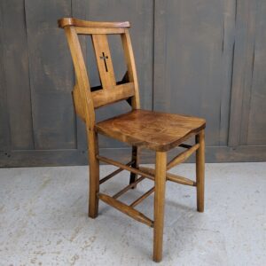 Premium Elm & Beech Cross Back Church Chapel Chairs (SOLD)