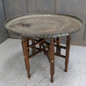 North African Vintage Engraved Copper Coffee Table (SOLD)
