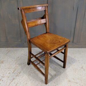 Christchurch, Northampton 'The Patina' 1900's Elm & Beech Church Chapel Chairs (SOLD)
