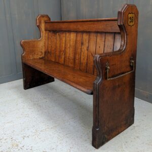 St Matthews, Bayswater Victorian 1880 Pine Church Pew - Last One! (SOLD)