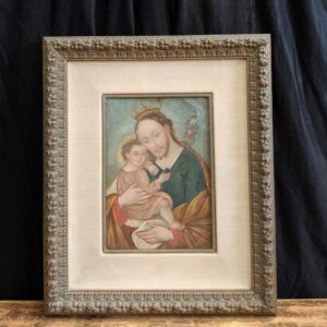Early 1800's Cusco 'Tin Art' Christ & Child (SOLD)