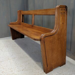 Melton Mowbray 1963 Post-Modern Iroko Open Back Church Chapel Pews (SOLD)