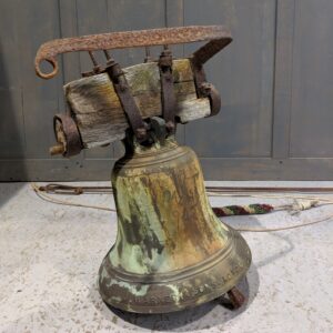 Full Size Antique 1879 Bronze Church Bell from St Bartholomew's, Spithurst (SOLD)