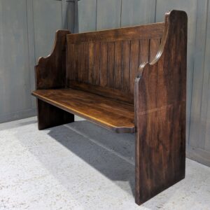 St Nicholas, Kidbrooke Oak Vintage Choir Pew (SOLD)