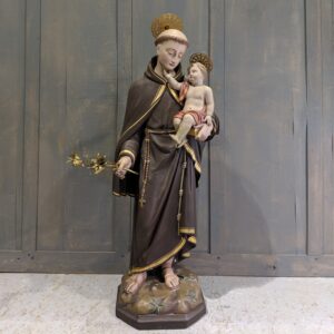 1860 Antique St Antony & Child from Maricolen Convent, Antwerp (SOLD)