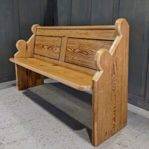 Gillingham Baptist Church Stipped Sanded & Waxed Pitch Pine Church Chapel Pew (SOLD)