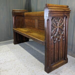 St Botolphs, Boston 1852 Carved Oak Heritage Pew (SOLD)