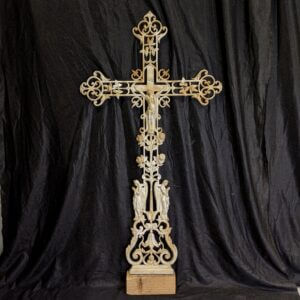 'Black Narcissus' Antique Iron French Crucifix Cross (SOLD)