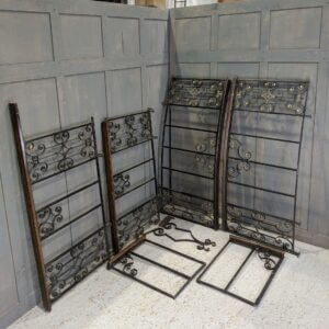 Set of Antique Oak & Iron Altar Rails Railings from St John at Hackney (SOLD)