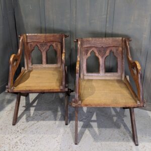 Pair of Trinity URC Oak Period Ministers Chairs (SOLD)