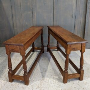 Pair of 1955 Robert Thompson 'Mouseman' Church Benches (SOLD)