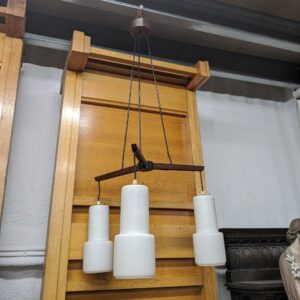 1960's Classic Vintage Danish Designed 3 Light Chandelier (SOLD)