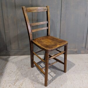 St Seriol, North Wales Early 1900's Simple Church Chapel Chairs (SOLD)