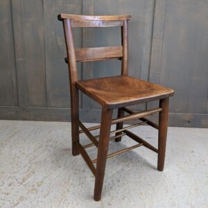 St Hilda's Leeds 1882 Elm & Beech Square Seated Church Chapel Chairs (SOLD)