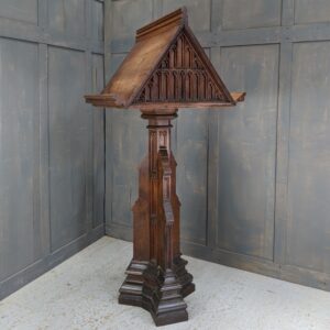 Very Grand Victorian Oak Gothic 'Pigeon Coop' Church Lectern Ambo (SOLD)