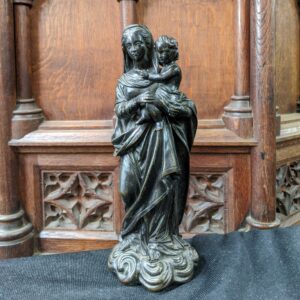 Early 1800's Italian Bronze Statue Group of Madonna & Child (SOLD)