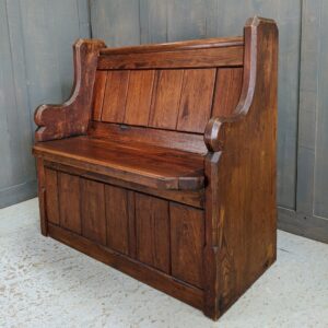 St George's Worthing 1880 Pitch Pine Pew Monks Bench Conversion (SOLD)