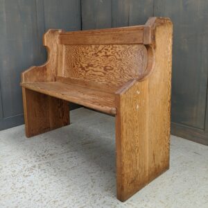 Decorative Grained Antique Deal Pine Church Chapel Pews Benches (SOLD)