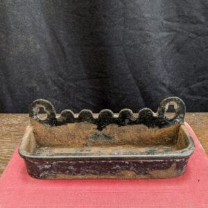 Antique Castellated Iron Drip Trays (SOLD)