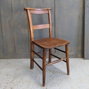 Berkhampsted 1920's Vintage Elm & Beech Church Chapel Chairs (SOLD)